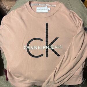 Calvin Klein Blush Logo Sweatshirt